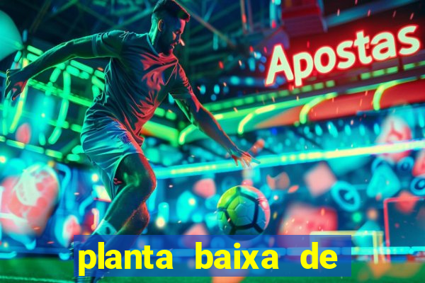 planta baixa de campo de futebol society